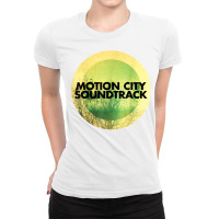 Motion City Soundtrack   Go   Official Merchandise T Shirt Ladies Fitted T-shirt | Artistshot