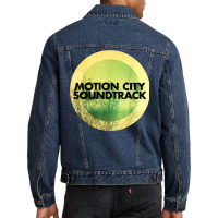 Motion City Soundtrack   Go   Official Merchandise T Shirt Men Denim Jacket | Artistshot