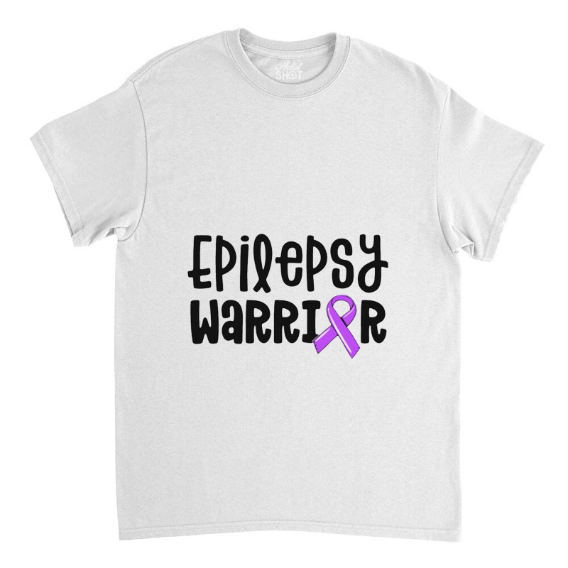 Epilepsy Warrior Shirt Kids Purple Ribbon Awareness Women Classic T-shirt | Artistshot