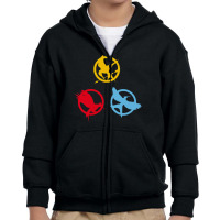 The Hunger Games Trilogy Youth Zipper Hoodie | Artistshot