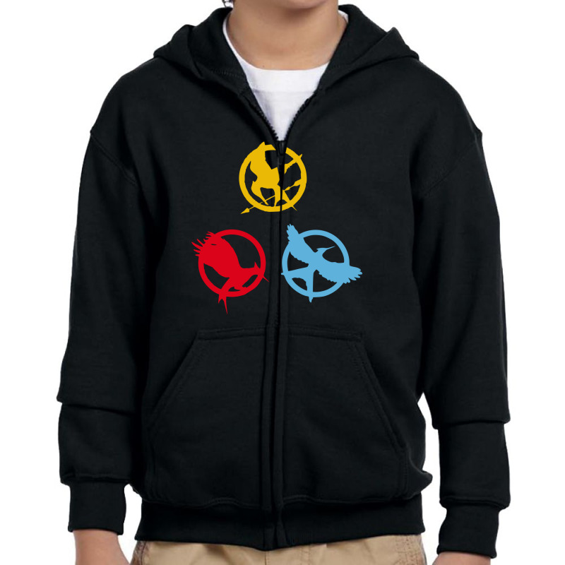 The Hunger Games Trilogy Youth Zipper Hoodie by turnercheyenne | Artistshot