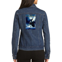 The Polar Express Christmas Ladies Denim Jacket | Artistshot