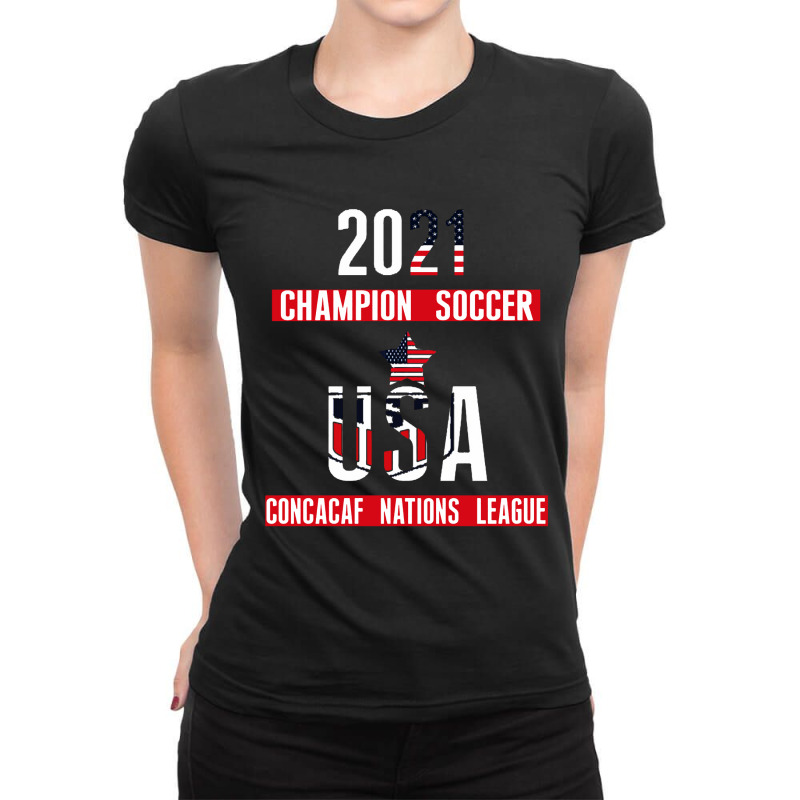 Champion Nations League 2021 Ladies Fitted T-Shirt by Barbara Apparel | Artistshot