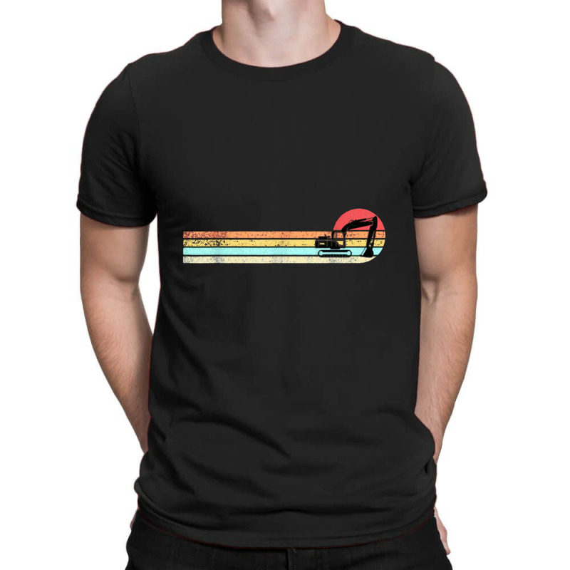 Vintage Excavator Driver Construction Machine Mechanic T-shirt | Artistshot