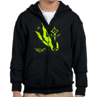 Wolf Link Youth Zipper Hoodie | Artistshot