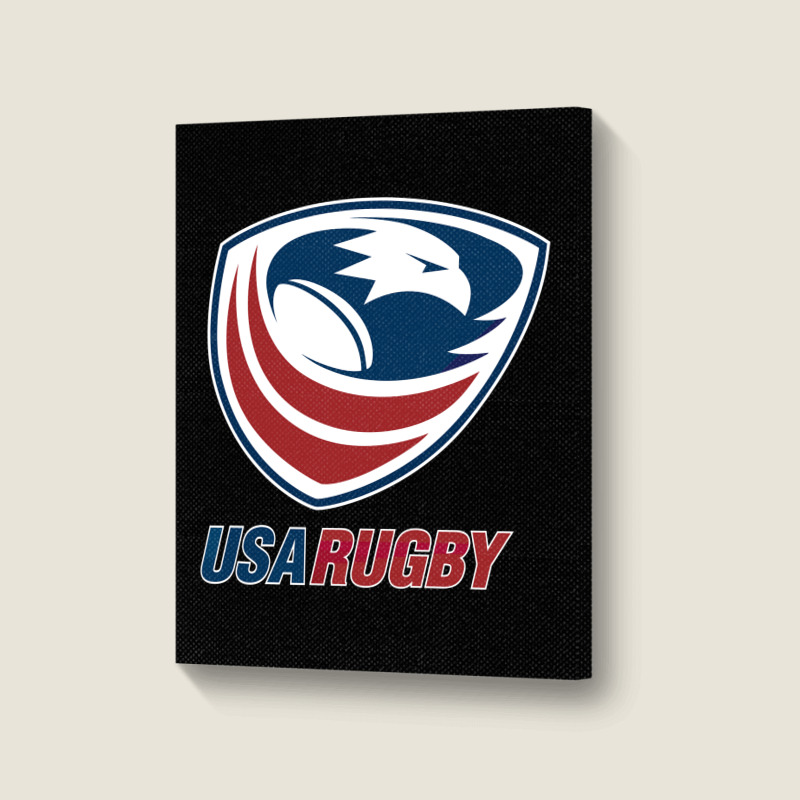 Rugby Usa Portrait Canvas Print | Artistshot