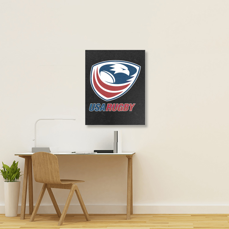 Rugby Usa Portrait Canvas Print | Artistshot