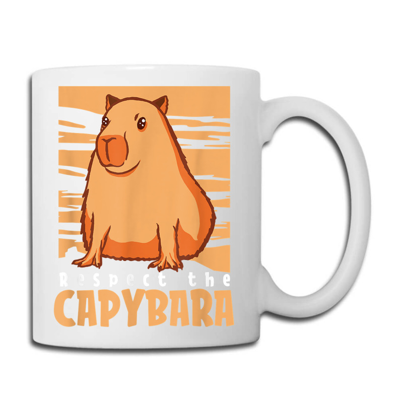 Capybara South American Rodent   Respect The Capybara T Shirt Coffee Mug by lelalucin | Artistshot