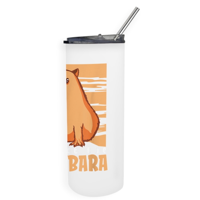 Capybara South American Rodent   Respect The Capybara T Shirt Skinny Tumbler by lelalucin | Artistshot