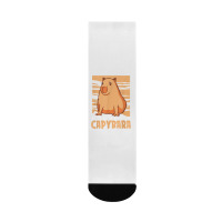 Capybara South American Rodent   Respect The Capybara T Shirt Crew Socks | Artistshot