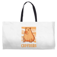 Capybara South American Rodent   Respect The Capybara T Shirt Weekender Totes | Artistshot