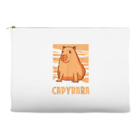 Capybara South American Rodent   Respect The Capybara T Shirt Accessory Pouches | Artistshot