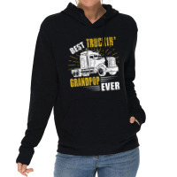 Trucker Best Truckin Grandpop Ever Trucker Funny Fathers Day Lightweight Hoodie | Artistshot