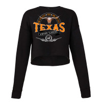 Womens Vintage Classic Style Texas Lone Star Longhorn Design V Neck T Cropped Sweater | Artistshot