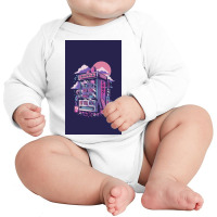 Retro Gaming Machine Long Sleeve Baby Bodysuit | Artistshot