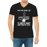 Writer Author Book Literature Gift   Novelist Publisher T Shirt V-neck Tee | Artistshot