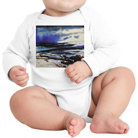 Andrew Wyeth Coming Storm Long Sleeve Baby Bodysuit | Artistshot