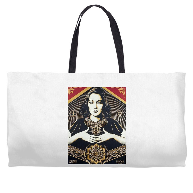 Peace Justice Weekender Totes | Artistshot