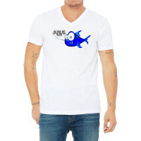 Funny Meme Drunk Fish Cartoon Funny Character Meme T-shirt V-neck Tee | Artistshot