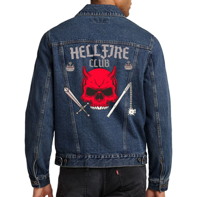 Hellfire Club Men Denim Jacket by thebrandal | Artistshot