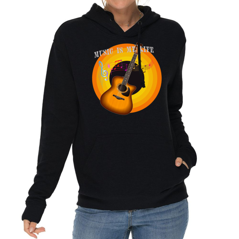 Music Is My Life Lightweight Hoodie | Artistshot