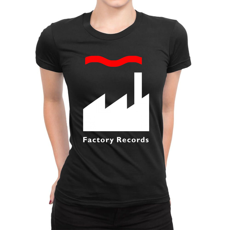 Factory Records   Retro Record Label   Mens Music Ladies Fitted T-shirt | Artistshot