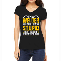 Welder Cool Welding Art For Welder Iron Worker Pipeliner Women's V-neck T-shirt | Artistshot