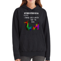 Synesthesia Music Sense Of Hearing Sounds In Colors Gift Sweatshirt Vintage Hoodie | Artistshot