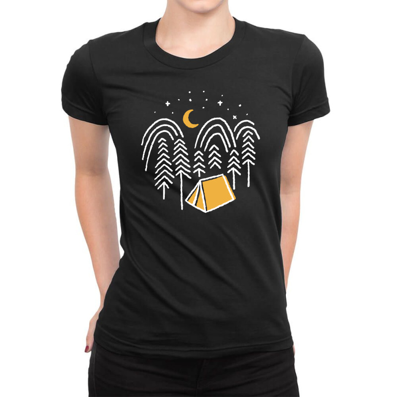 Beautiful Night For Dark Ladies Fitted T-Shirt by Quilimo | Artistshot