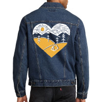 Camp Lover For Dark Men Denim Jacket | Artistshot