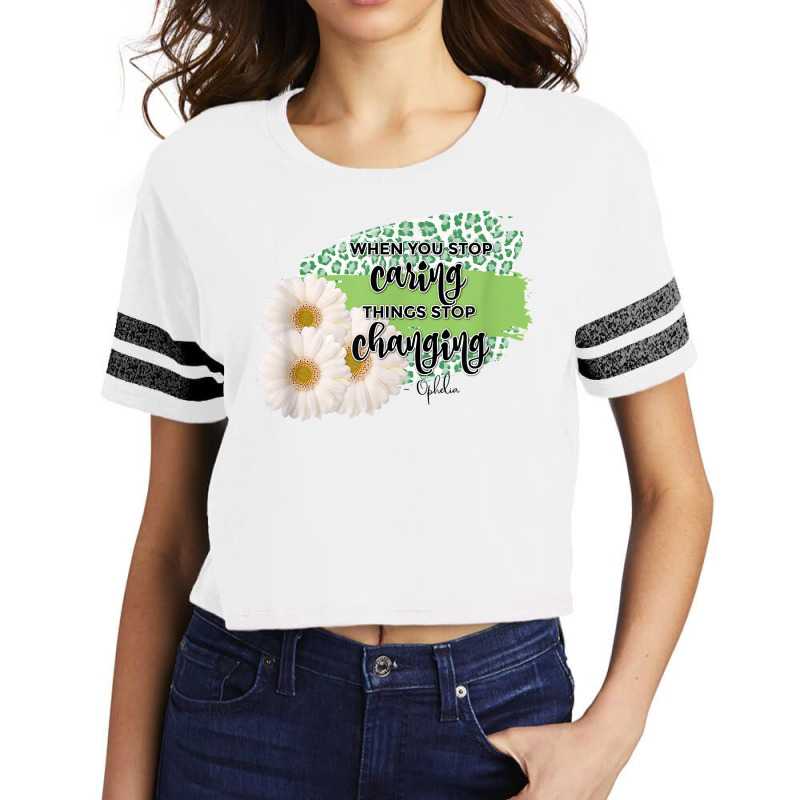 Shoelover99 Merch When Caring Ophelia Nichols T Shirt Scorecard Crop Tee by annalyneplacencia | Artistshot