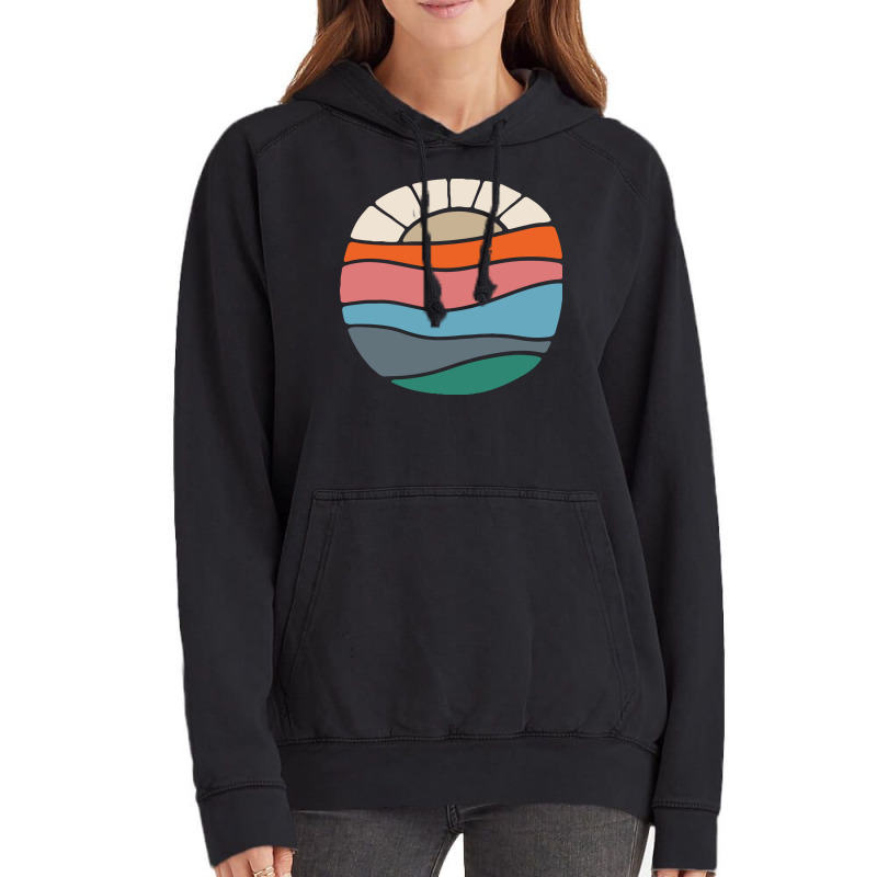 Sunset Vintage Hoodie by Quilimo | Artistshot