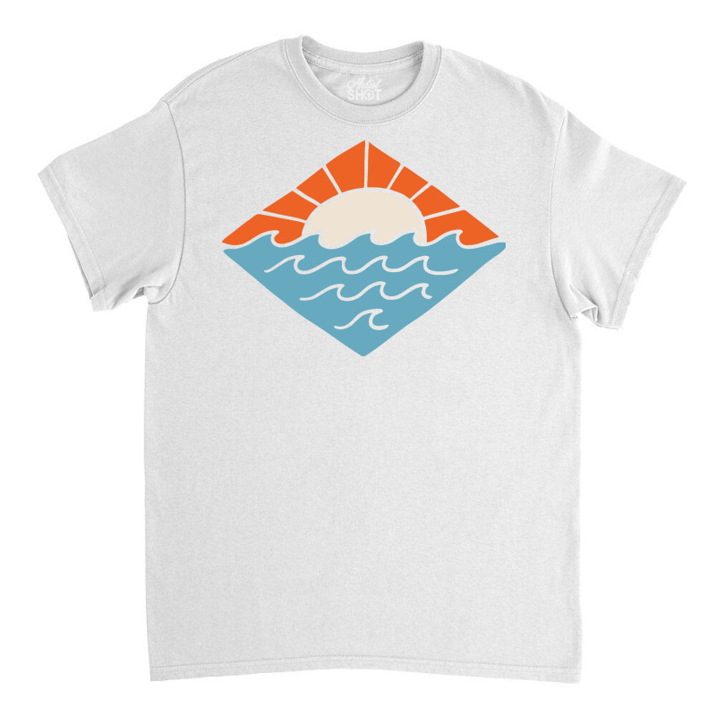 Sunset And Beach Classic T-shirt by Quilimo | Artistshot