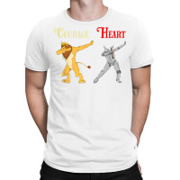 Cowardly Lion Courage Tin Man Heart Shirt Wizard Of Oz Tee T-shirt | Artistshot