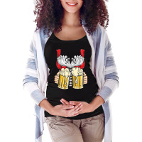 Dirndl Costume T Shirt Oktoberfest Fraulein Women Beer Mug T Shirt Maternity Scoop Neck T-shirt | Artistshot