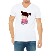 Boo V-neck Tee | Artistshot