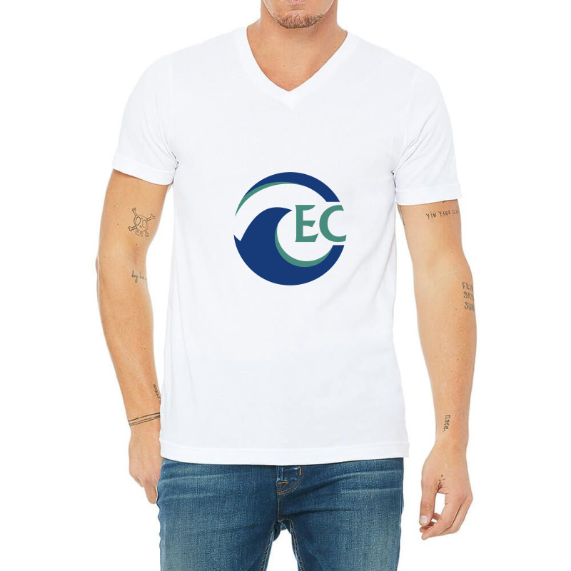 Eckerd College Tritons V-Neck Tee by Ellard grey | Artistshot