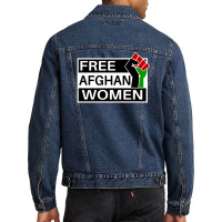 Free Afghan Women Men Denim Jacket | Artistshot