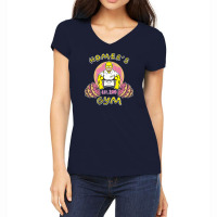Homer's Gym Women's V-neck T-shirt | Artistshot