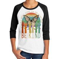 Be Kind Sign Language Hand Talking Teachers Autism Awareness Tank Top Youth 3/4 Sleeve | Artistshot