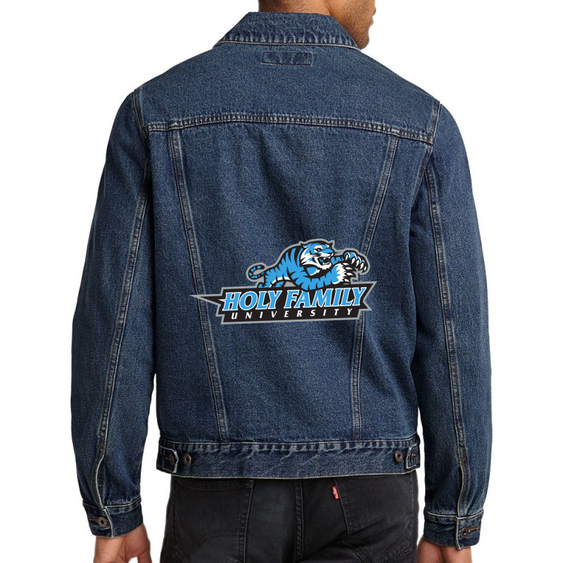 Holy Family University Tigers Men Denim Jacket | Artistshot