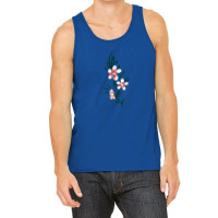 Abstract Flower With Butterflies Tank Top | Artistshot