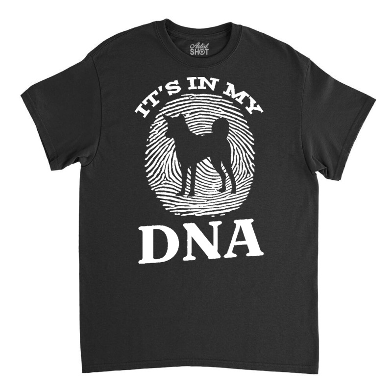 Icelandic T  Shirt Icelandic Sheepdog It`s In My D N A T  Shirt (1) Classic T-shirt by elephantjellyfish | Artistshot