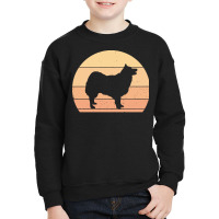 Icelandic T  Shirt Retro Sunset Icelandic Sheepdog T  Shirt Youth Sweatshirt | Artistshot