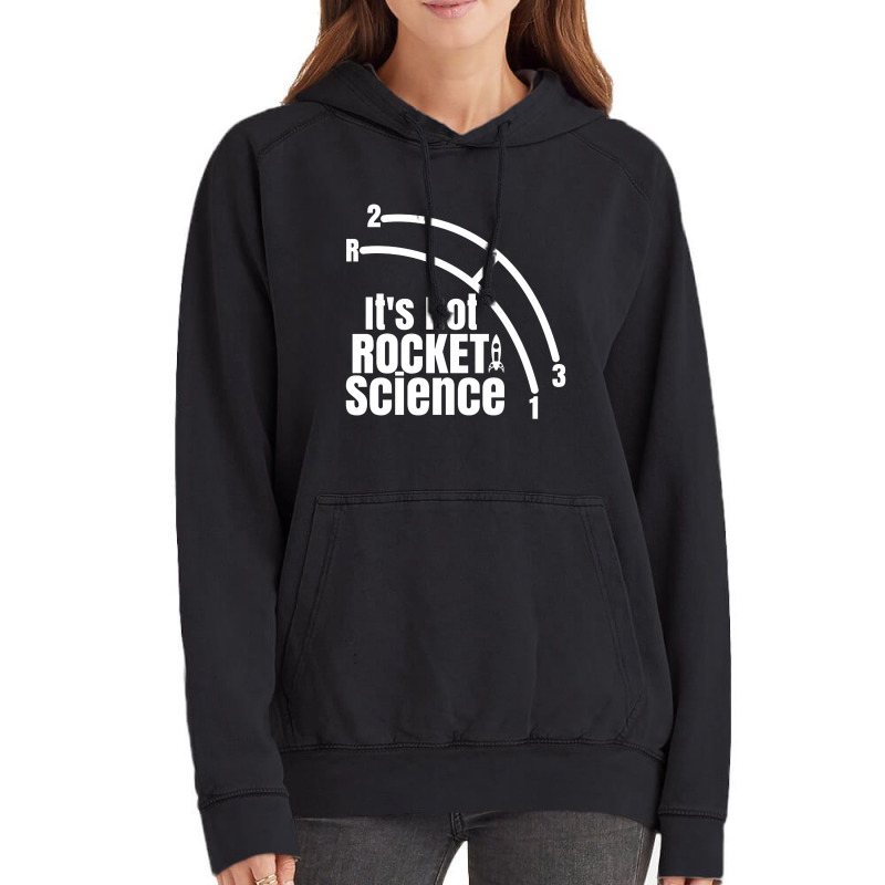 Funny Its Not Rocket Science Car Truck Manual Column Shift Three Speed Vintage Hoodie by Elizabeth tees | Artistshot