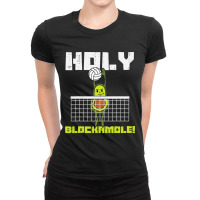 Holy Blockamole Avocado Volleyball Player Blocker Men Women T Shirt Ladies Fitted T-shirt | Artistshot