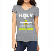 Holy Blockamole Avocado Volleyball Player Blocker Men Women T Shirt Women's V-neck T-shirt | Artistshot