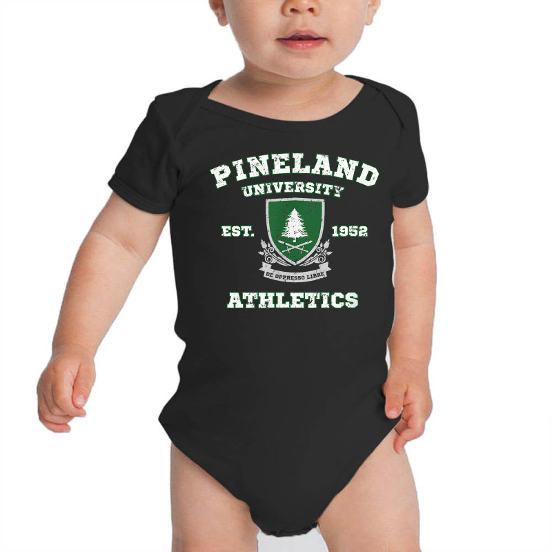 Pineland University Athletics Sports Vintage T Shirt Baby Bodysuit | Artistshot