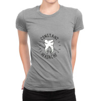 Constant Headache Ladies Fitted T-shirt | Artistshot