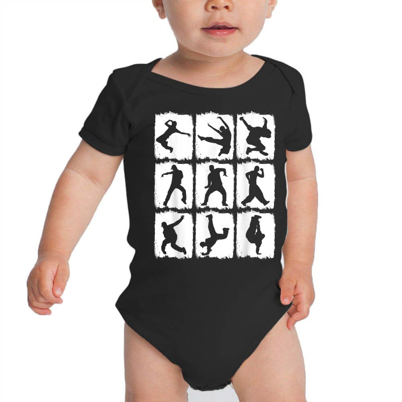 Break Dancing Moves Dancers Hip Hop Street Dance T Shirt Baby Bodysuit by haocovaccaj | Artistshot